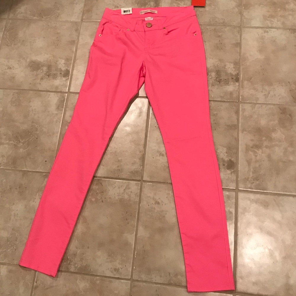 Bright pink jeans size 5